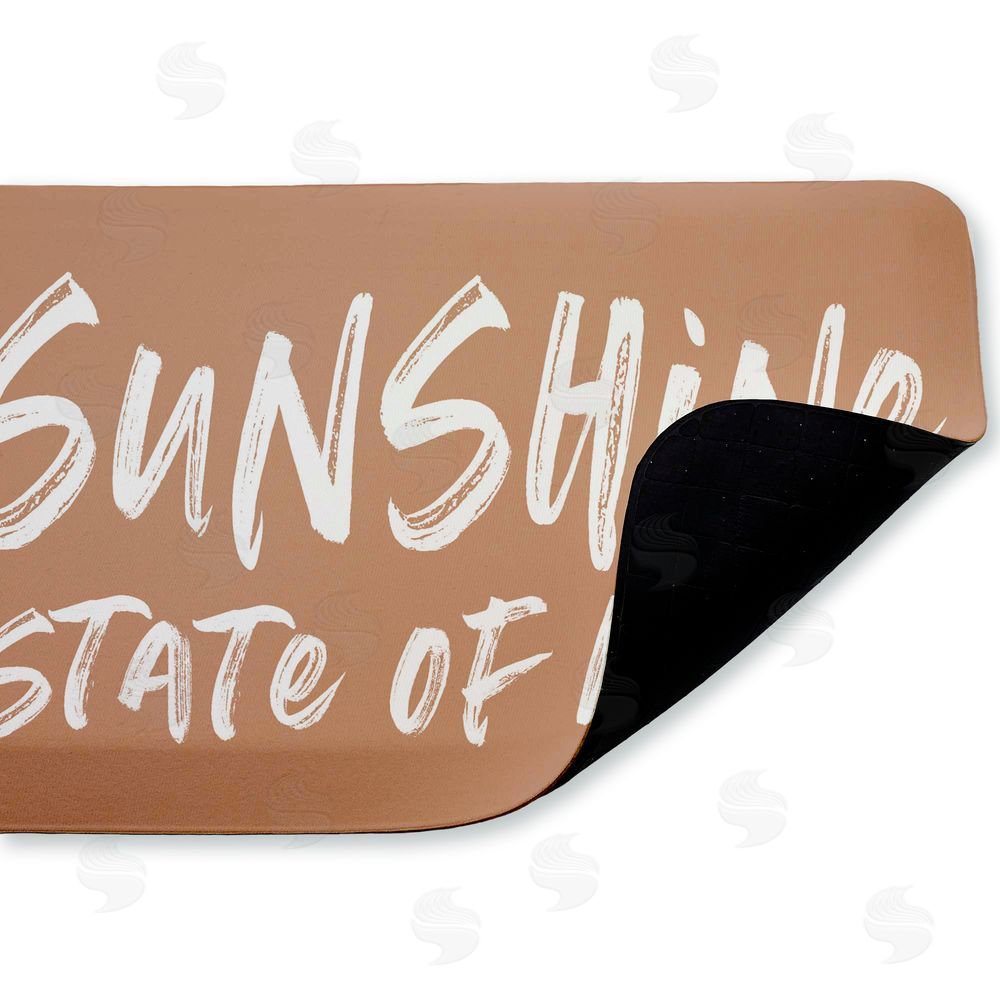 Lettered and Lined Sunshine Summer Sentiment Kitchen Floor Mat