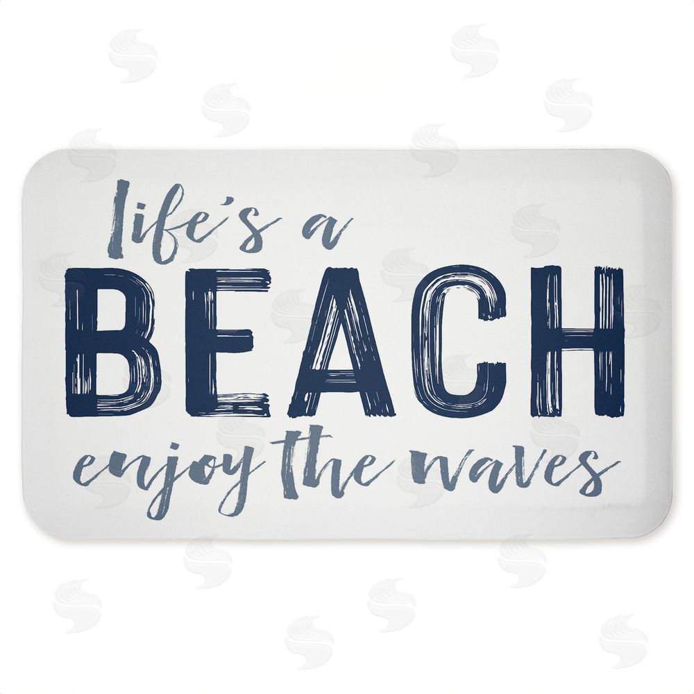 Lettered and Lined Life's A Beach Enjoy Kitchen Floor Mat