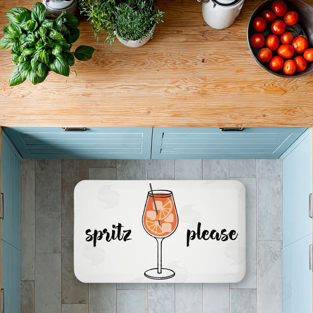 Stupell Studio Spritz Please Kitchen Kitchen Floor Mat