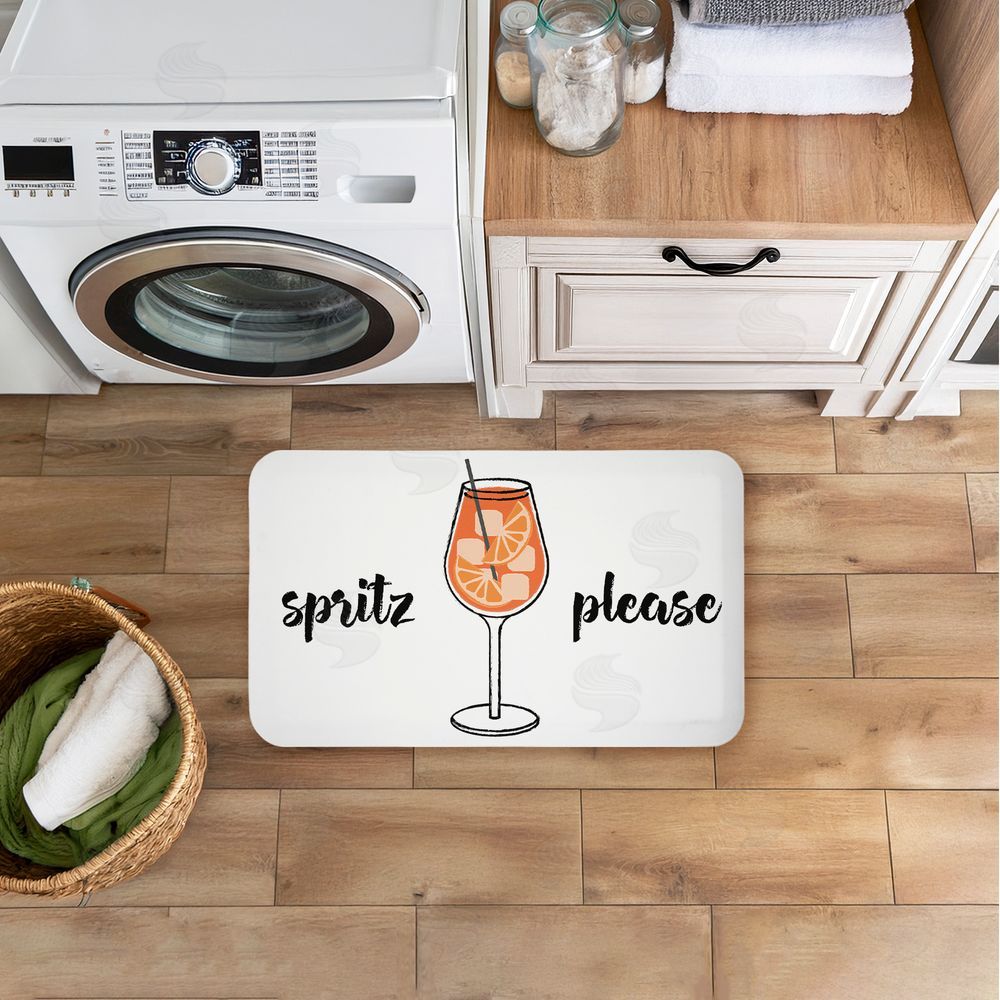 Stupell Studio Spritz Please Kitchen Kitchen Floor Mat