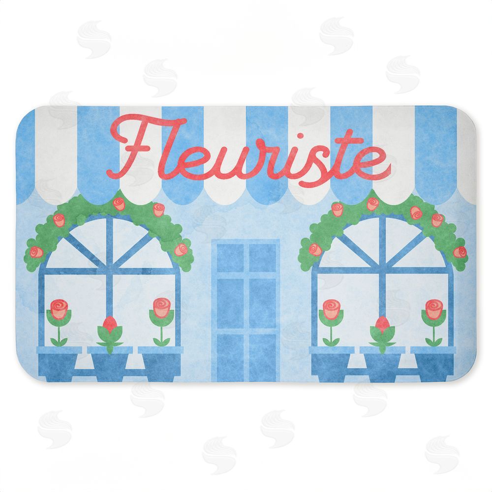 Stupell Studio Florist Shop Display Windows Kitchen Floor Mat