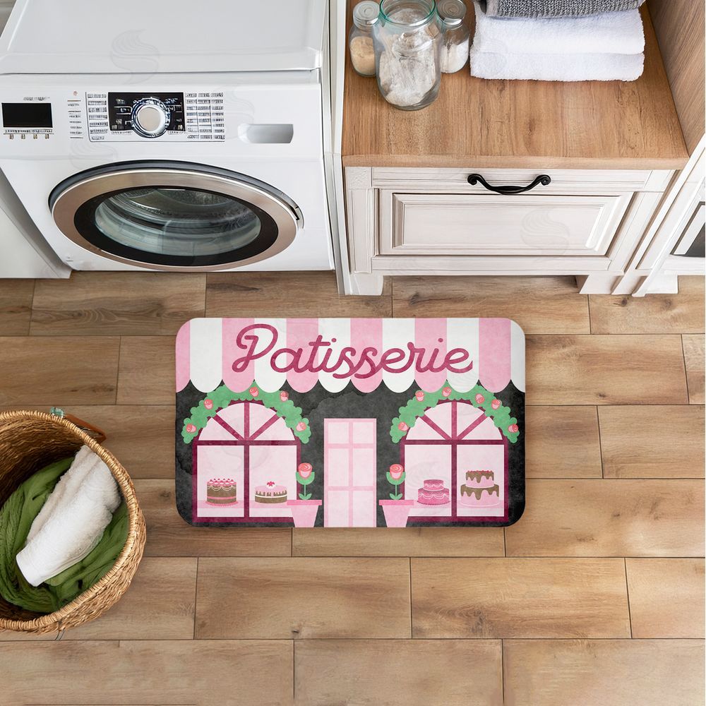 Stupell Studio Kitchen Patisserie Cakes Kitchen Floor Mat