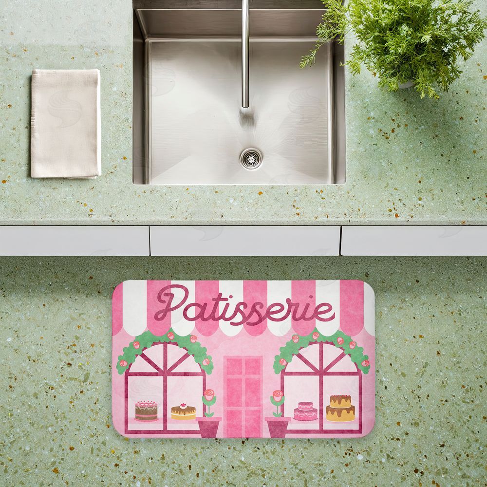 Stupell Studio Patisserie Kitchen Baked Goods Kitchen Floor Mat