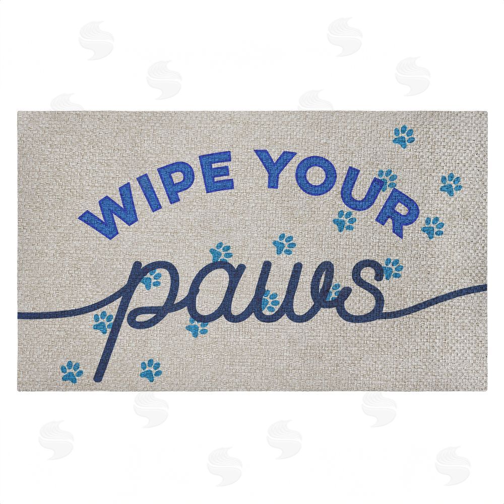 Stupell Studio Wipe Your Paws Greeting Outdoor Faux Sisal Door Mat
