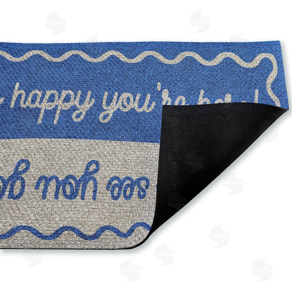 Stupell Studio Dual Greetings & Goodbye Outdoor Faux Sisal Door Mat