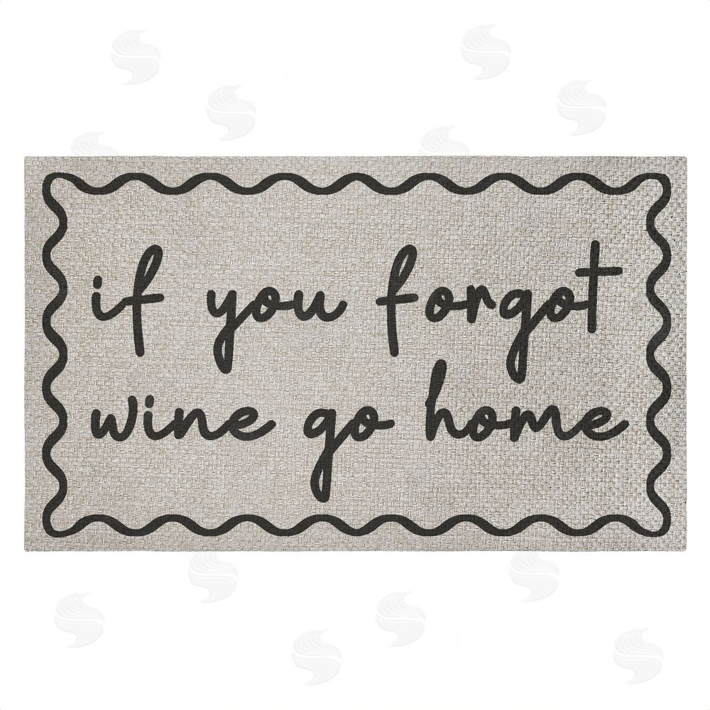 Stupell Studio If You Forgot Wine Go Home Outdoor Faux Sisal Door Mat