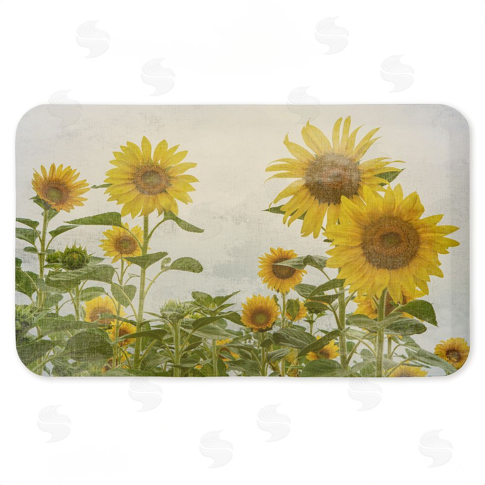 Anne Bailey Sunny Mood Flower Field Kitchen Floor Mat
