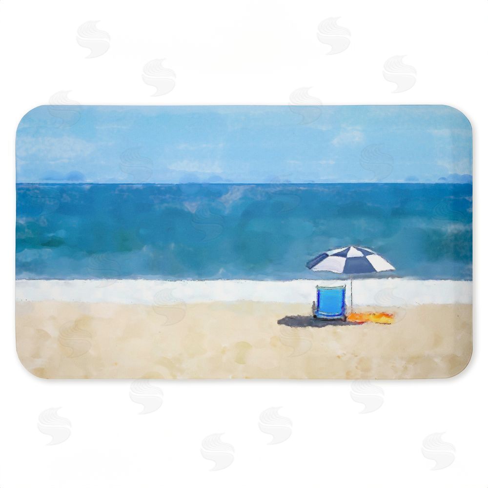Jeff Pica Sunny Beach Day Seat Kitchen Floor Mat