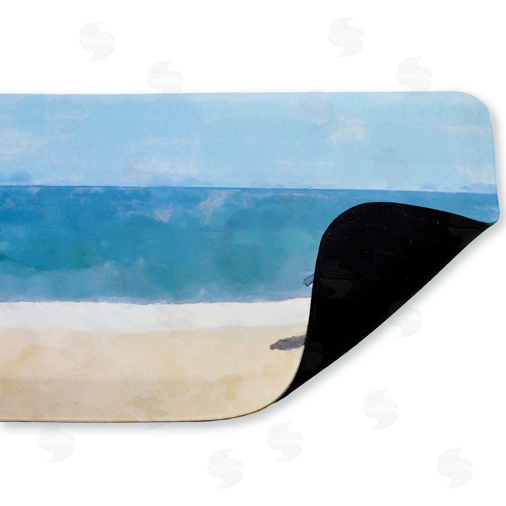Jeff Pica Sunny Beach Day Seat Kitchen Floor Mat