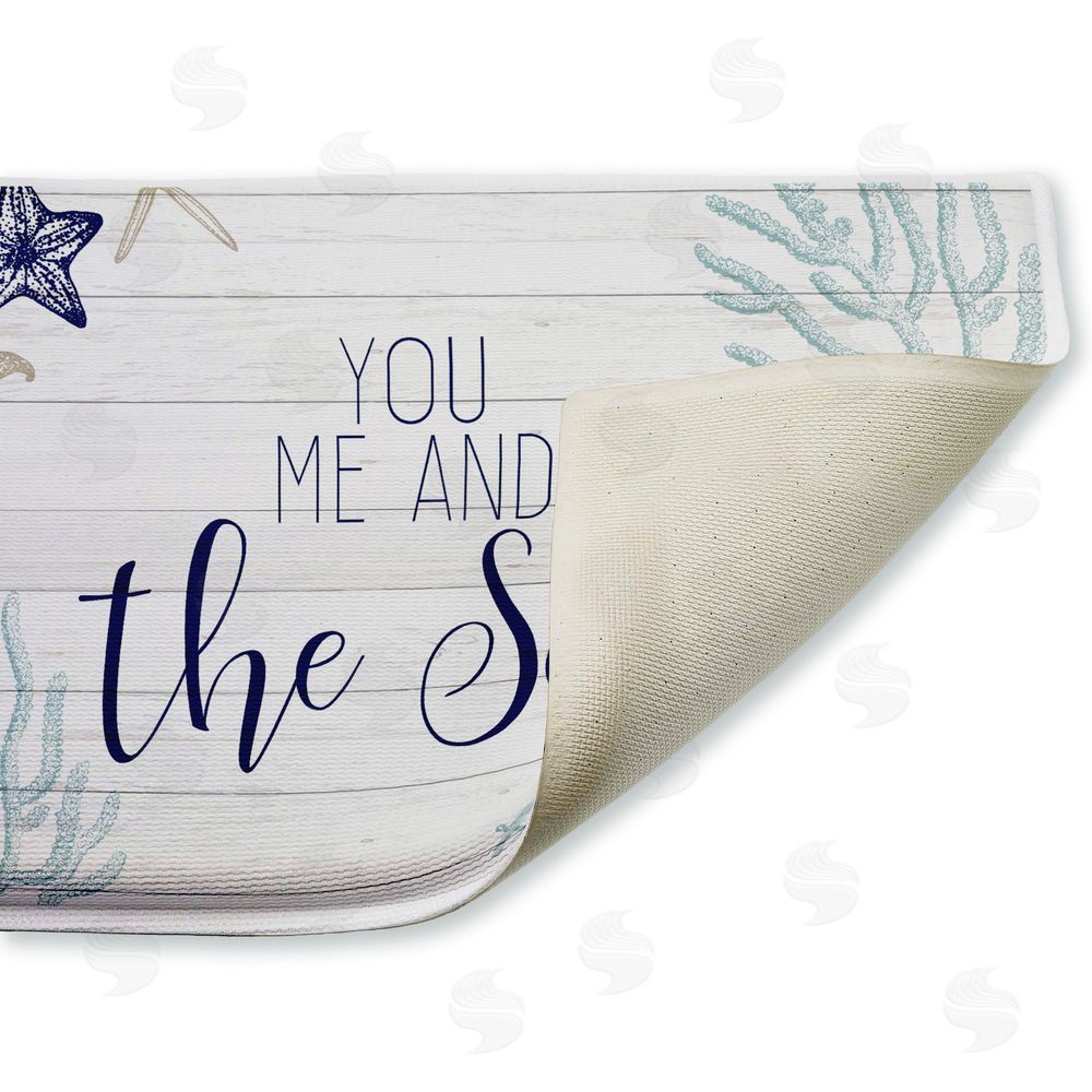 Kim Allen You Me & The Sea Plush Bathroom Floor Mat
