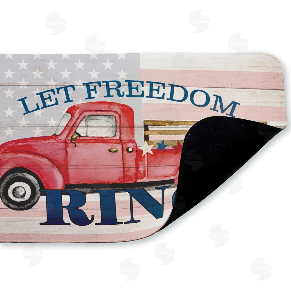 Kim Allen Let Freedom Ring Truck Kitchen Floor Mat