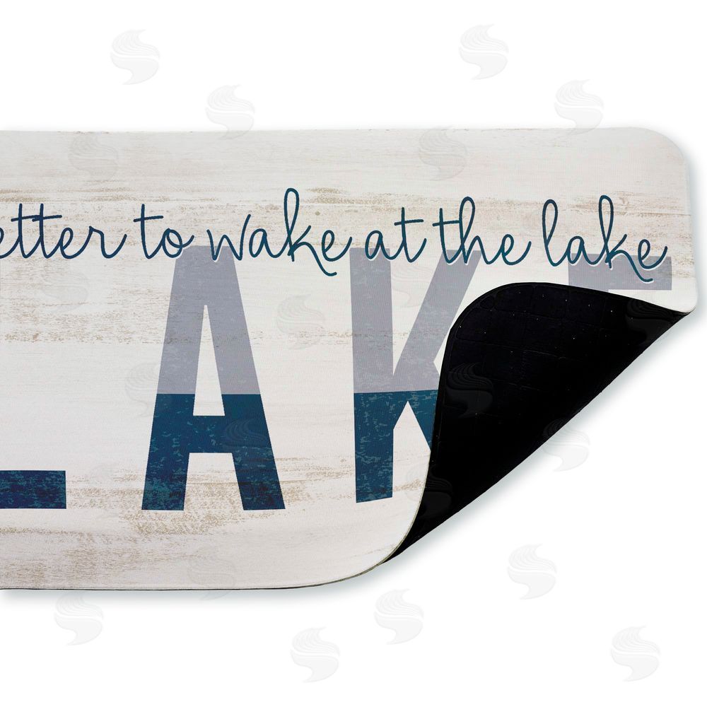 Kim Allen Better To Wake At Lake Kitchen Floor Mat