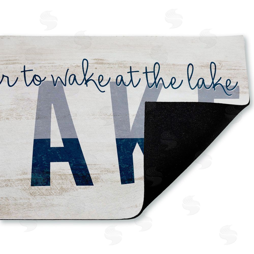 Kim Allen Better To Wake At Lake Unwoven Outdoor Door Mat