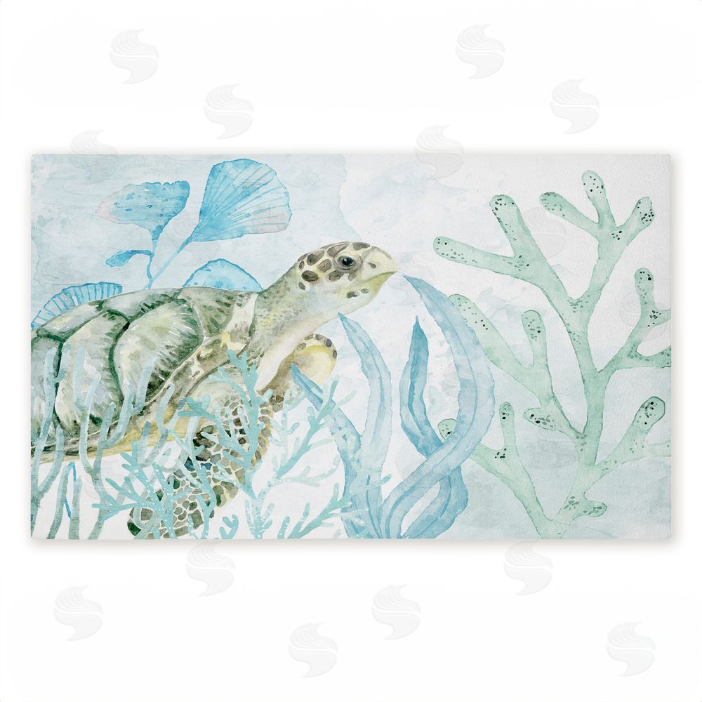 Kim Allen Turtle In The Sea Unwoven Outdoor Door Mat