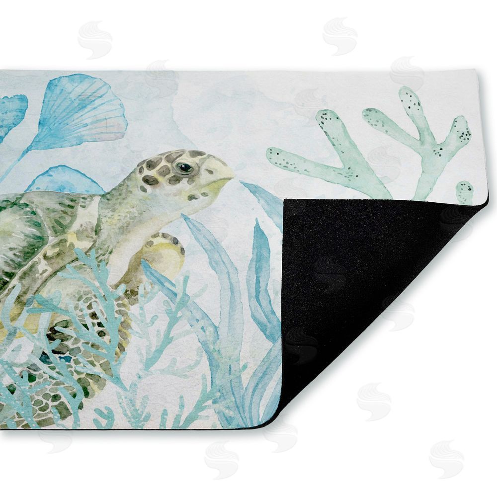 Kim Allen Turtle In The Sea Unwoven Outdoor Door Mat