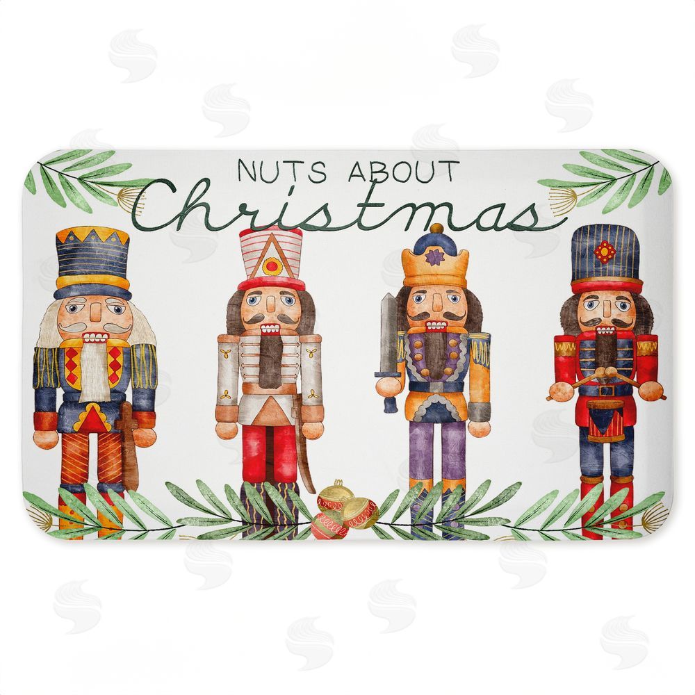 Kim Allen Nuts About Christmas  Kitchen Floor Mat