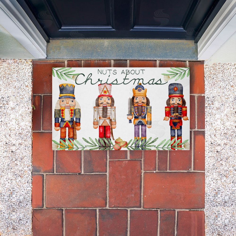 Kim Allen Nuts About Christmas  Unwoven Outdoor Door Mat