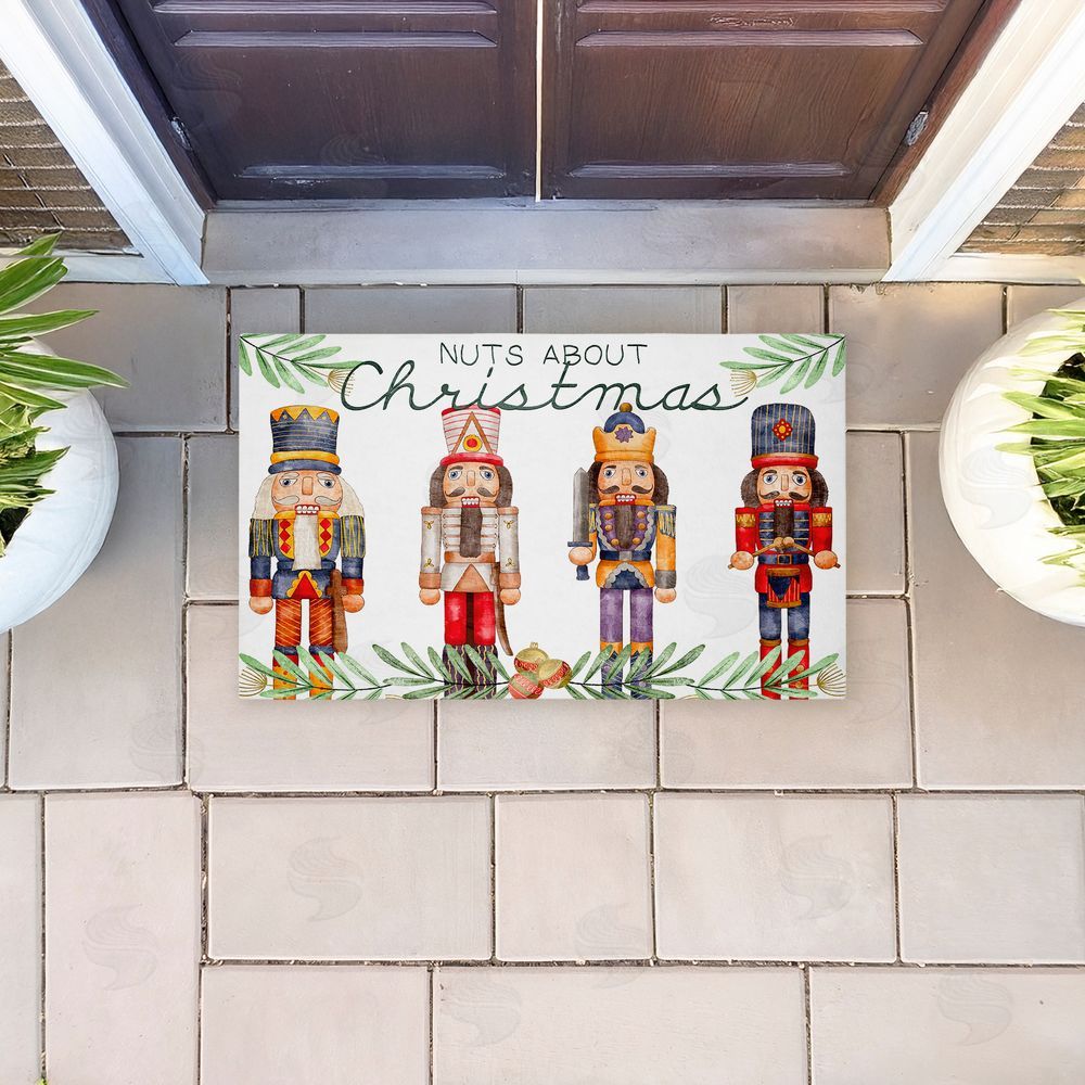 Kim Allen Nuts About Christmas  Unwoven Outdoor Door Mat