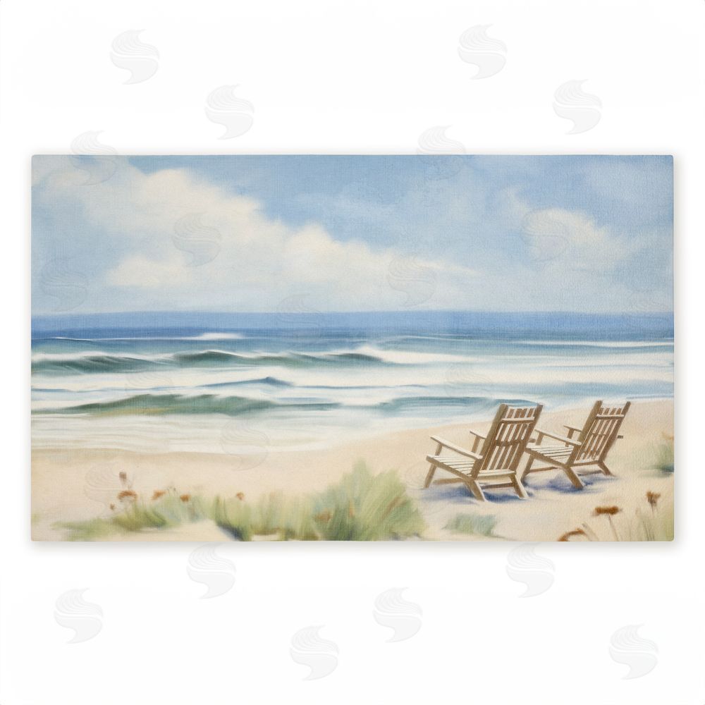 Kim Allen Chair View on Serene Beach Unwoven Outdoor Door Mat