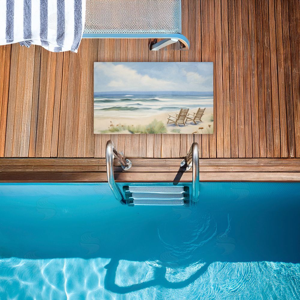 Kim Allen Chair View on Serene Beach Unwoven Outdoor Door Mat