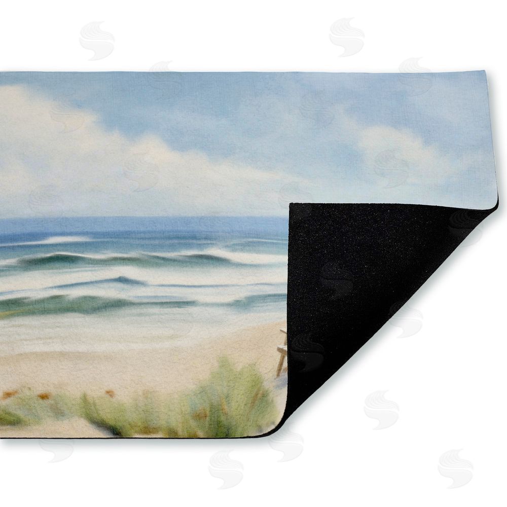 Kim Allen Chair View on Serene Beach Unwoven Outdoor Door Mat