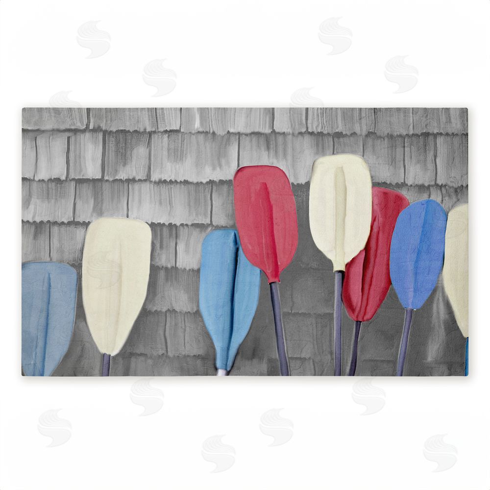 Kim Allen USA Boat Paddles Unwoven Outdoor Door Mat