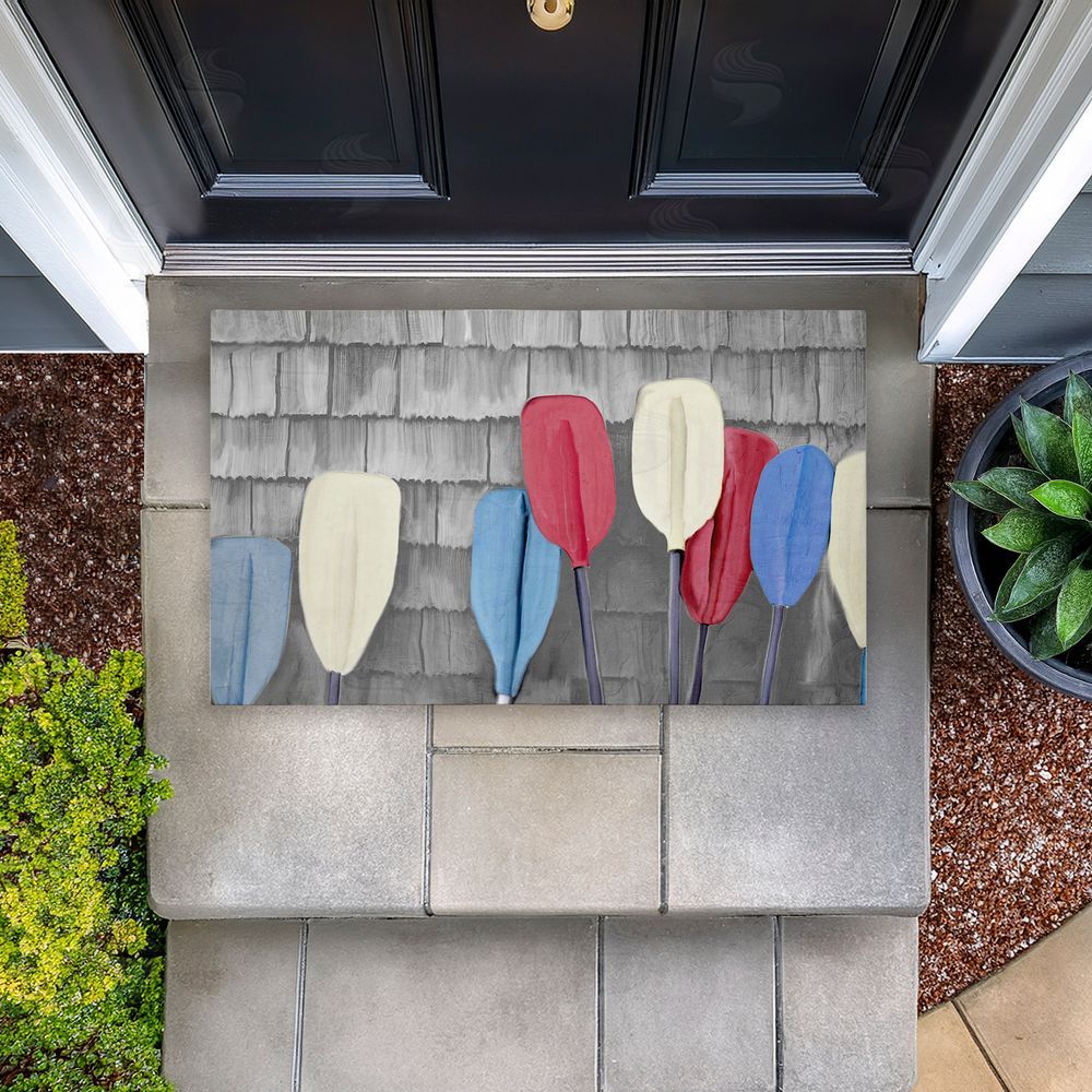 Kim Allen USA Boat Paddles Unwoven Outdoor Door Mat