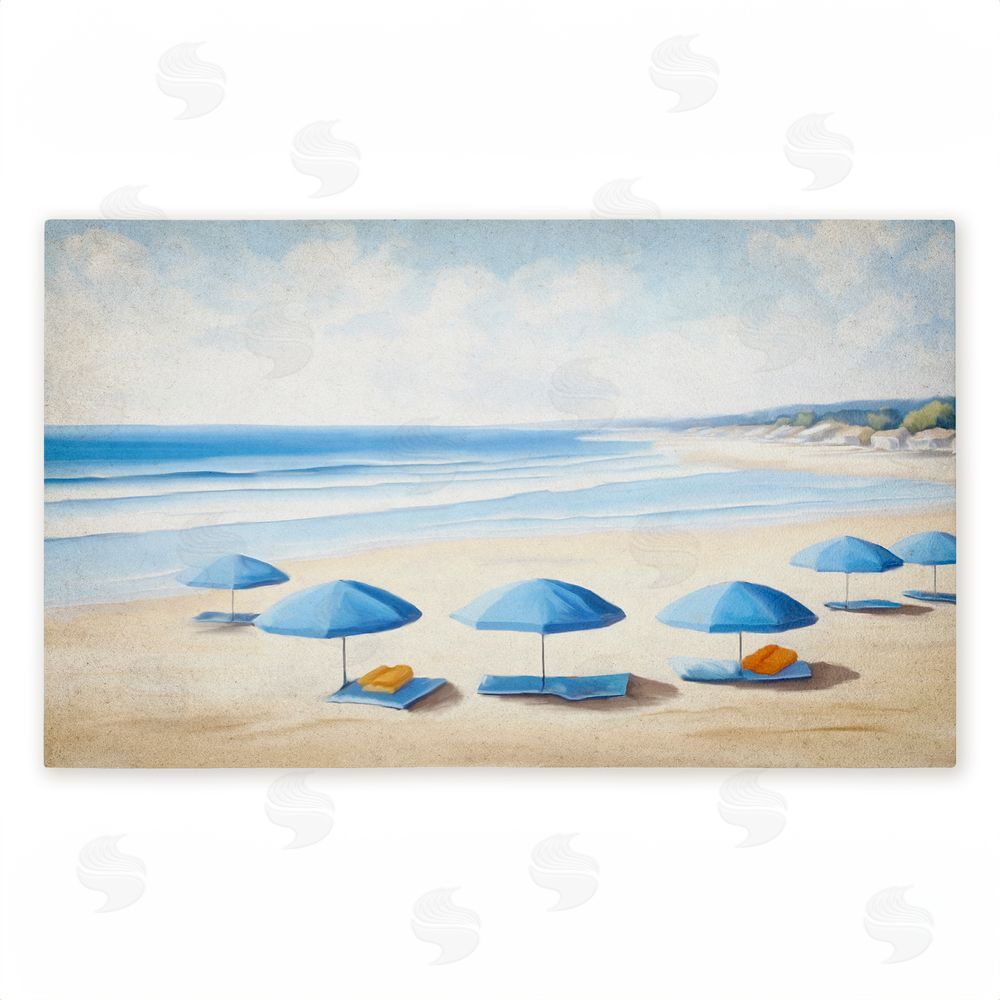 Kim Allen Summer Umbrella Beach Day Unwoven Outdoor Door Mat