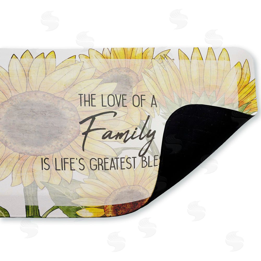 Kim Allen Love Of Family Sentiment Kitchen Floor Mat