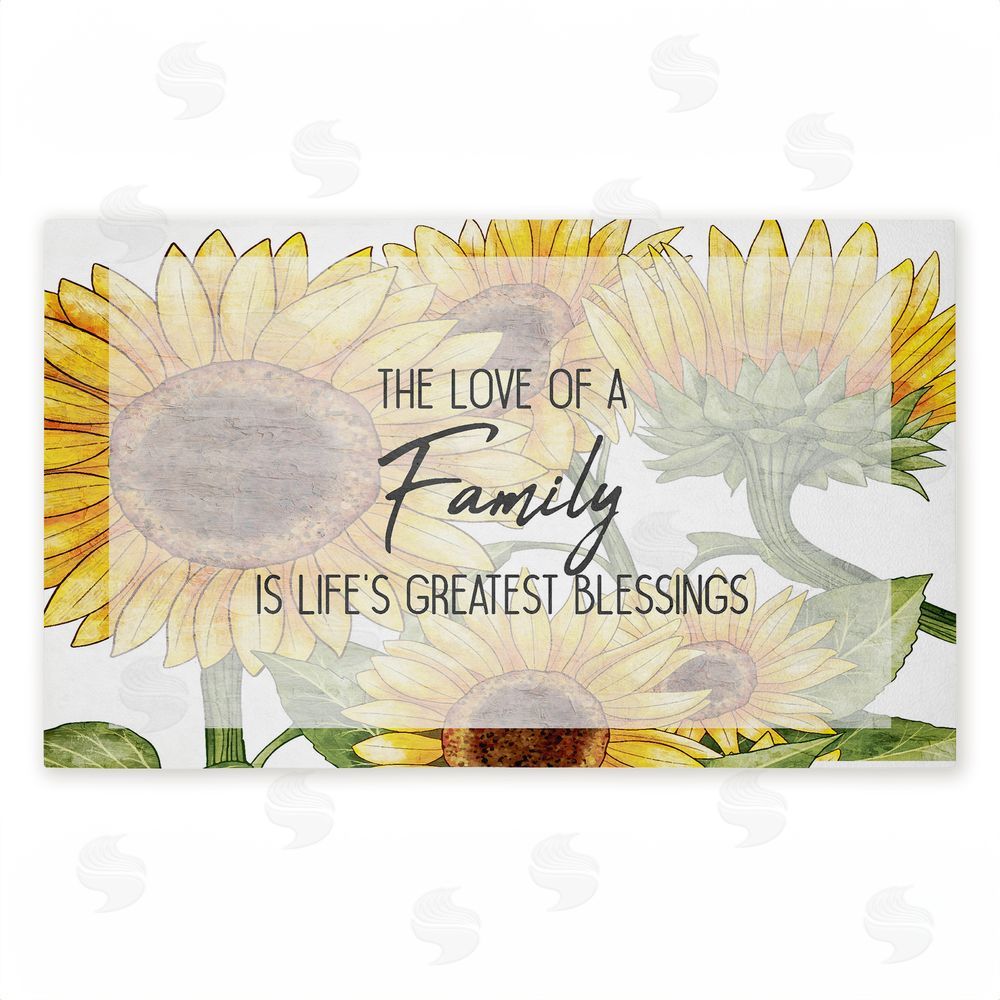 Kim Allen Love Of Family Sentiment Unwoven Outdoor Door Mat