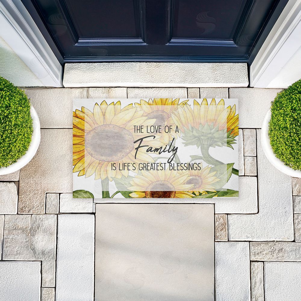 Kim Allen Love Of Family Sentiment Unwoven Outdoor Door Mat