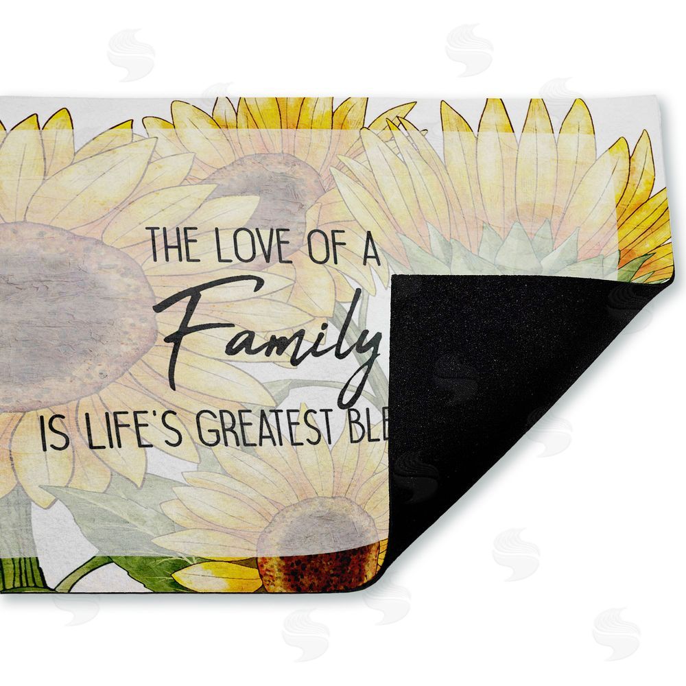 Kim Allen Love Of Family Sentiment Unwoven Outdoor Door Mat