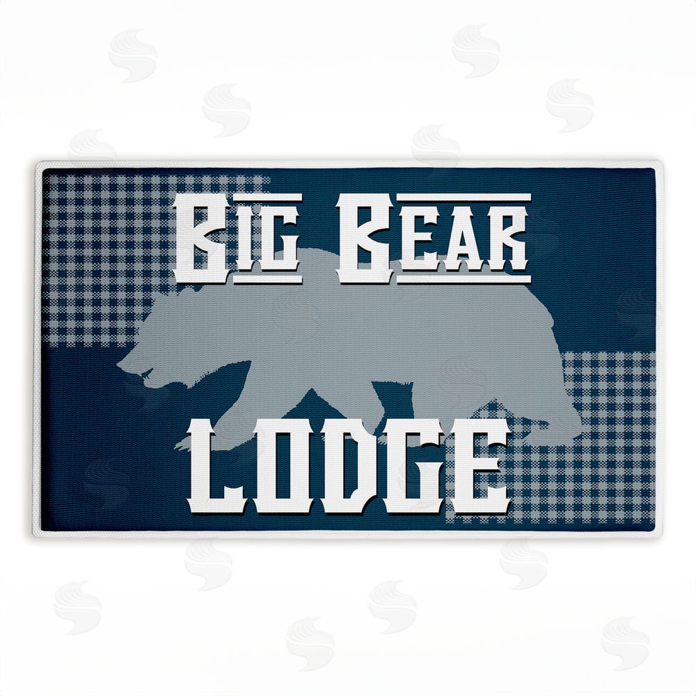 Kim Allen Big Bear Lodge Plush Bathroom Floor Mat