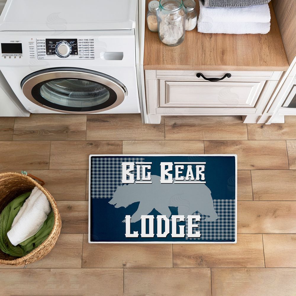 Kim Allen Big Bear Lodge Plush Bathroom Floor Mat