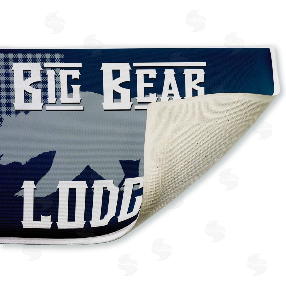 Kim Allen Big Bear Lodge Plush Bathroom Floor Mat
