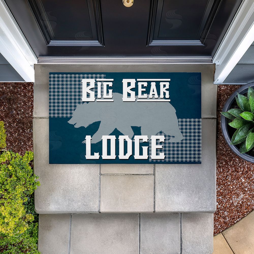 Kim Allen Big Bear Lodge Unwoven Outdoor Door Mat