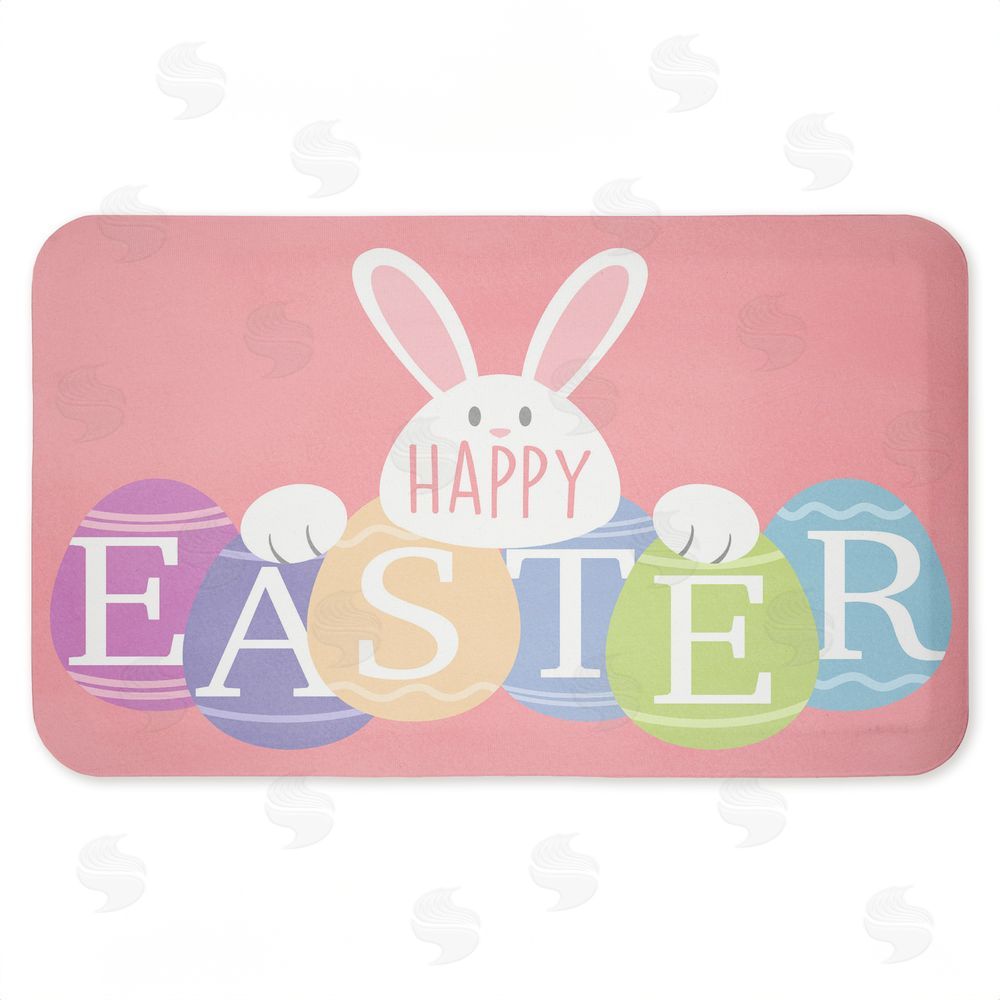 Marcus Prime Happy Easter Bright Eggs Kitchen Floor Mat
