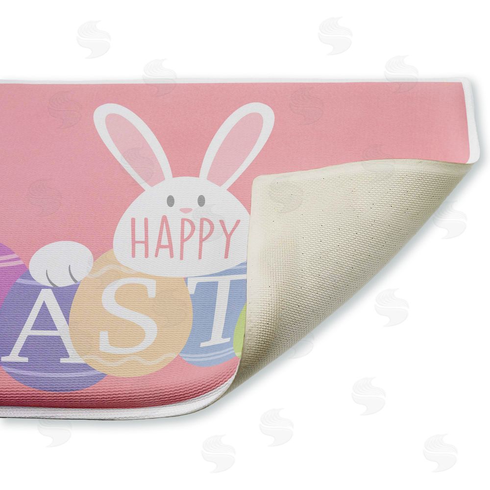 Marcus Prime Happy Easter Bright Eggs Plush Bathroom Floor Mat