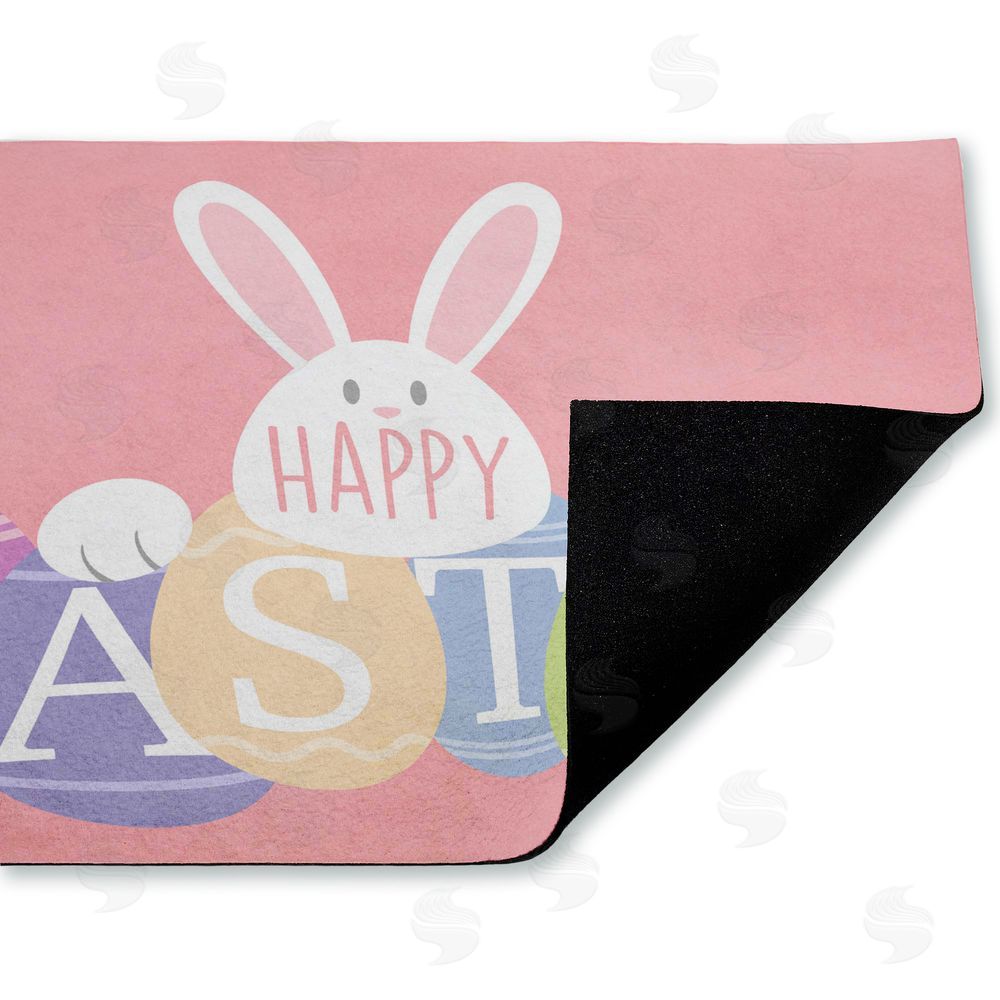 Marcus Prime Happy Easter Bright Eggs Unwoven Outdoor Door Mat
