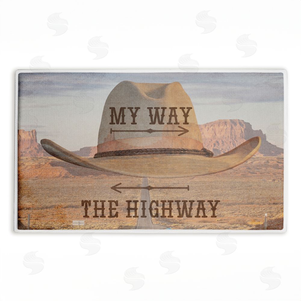 Marcus Prime My Way Or The Highway Plush Bathroom Floor Mat