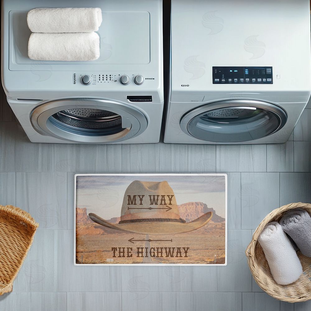Marcus Prime My Way Or The Highway Plush Bathroom Floor Mat