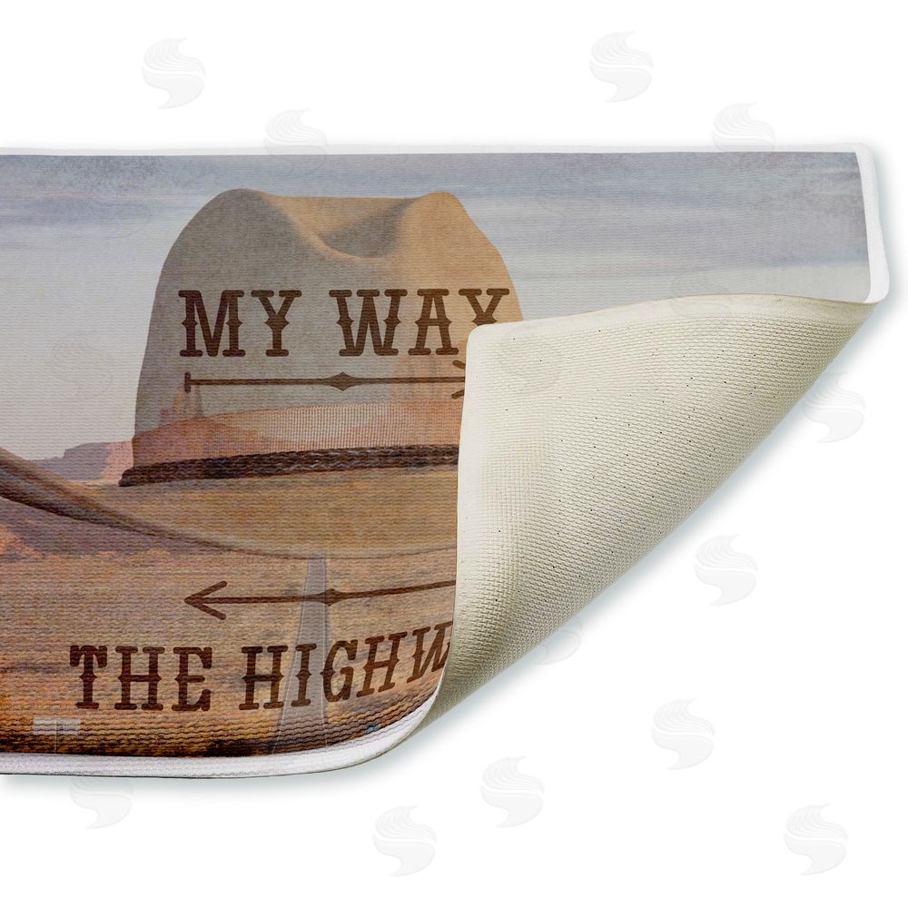 Marcus Prime My Way Or The Highway Plush Bathroom Floor Mat