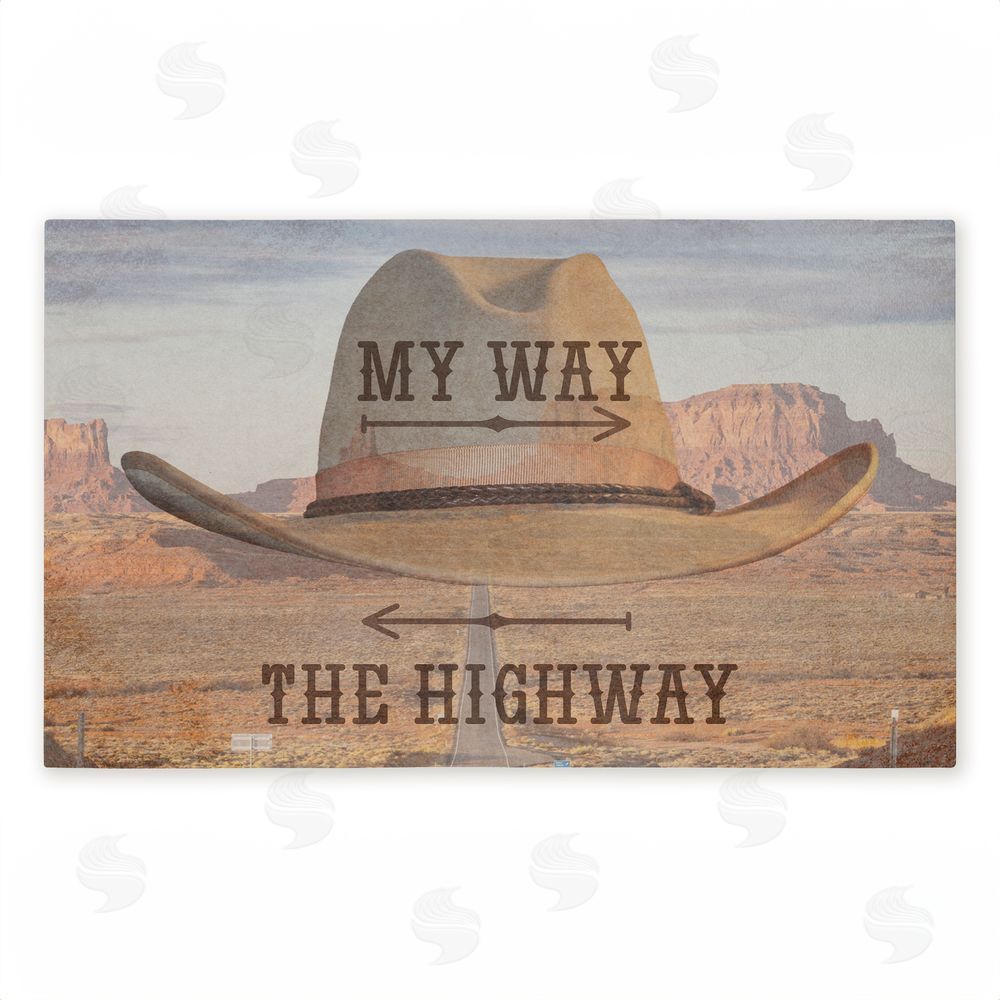 Marcus Prime My Way Or The Highway Unwoven Outdoor Door Mat