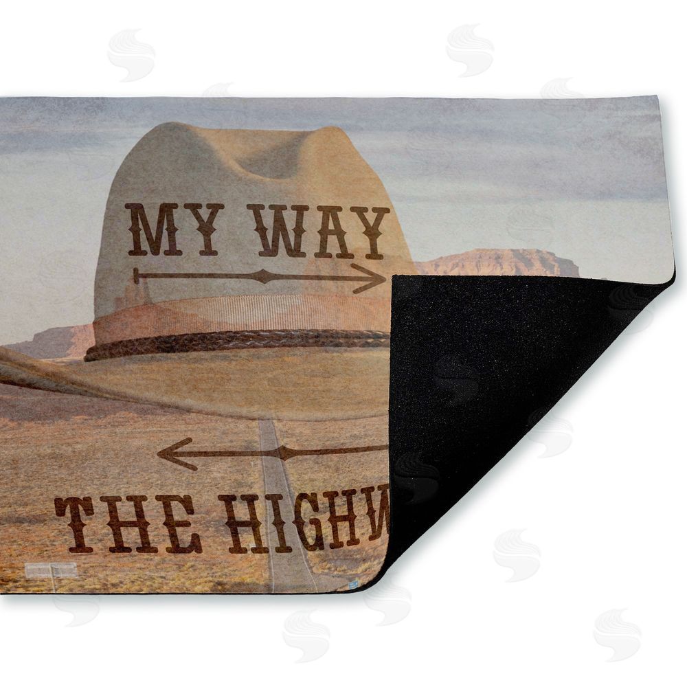 Marcus Prime My Way Or The Highway Unwoven Outdoor Door Mat