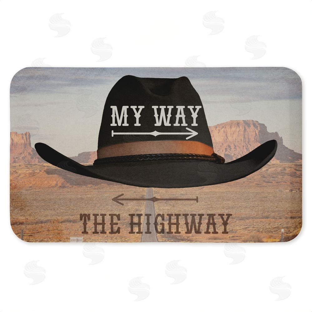 Marcus Prime My Way Highway Cowboy Kitchen Floor Mat