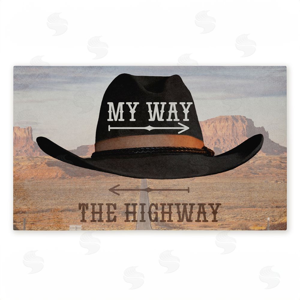 Marcus Prime My Way Highway Cowboy Unwoven Outdoor Door Mat