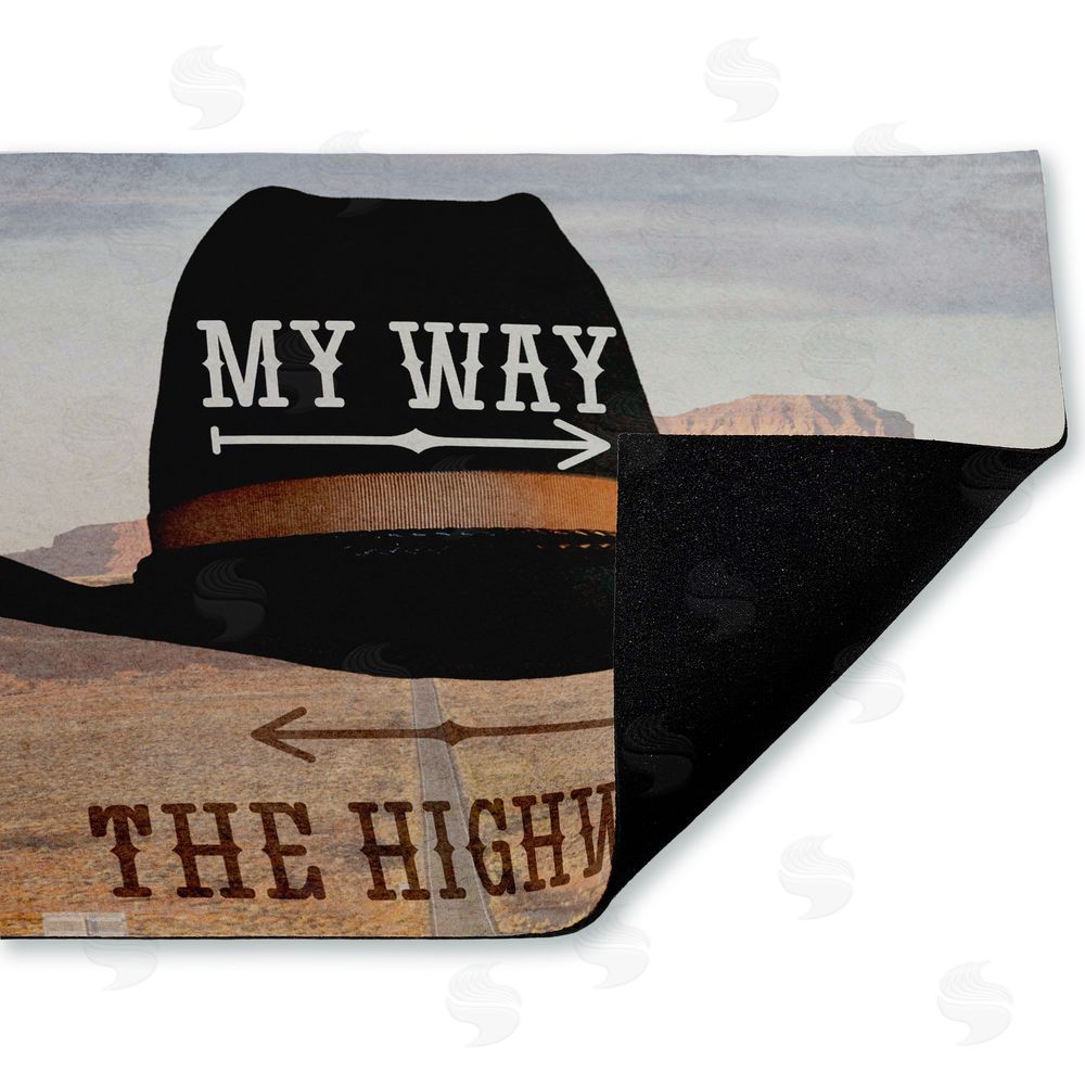 Marcus Prime My Way Highway Cowboy Unwoven Outdoor Door Mat