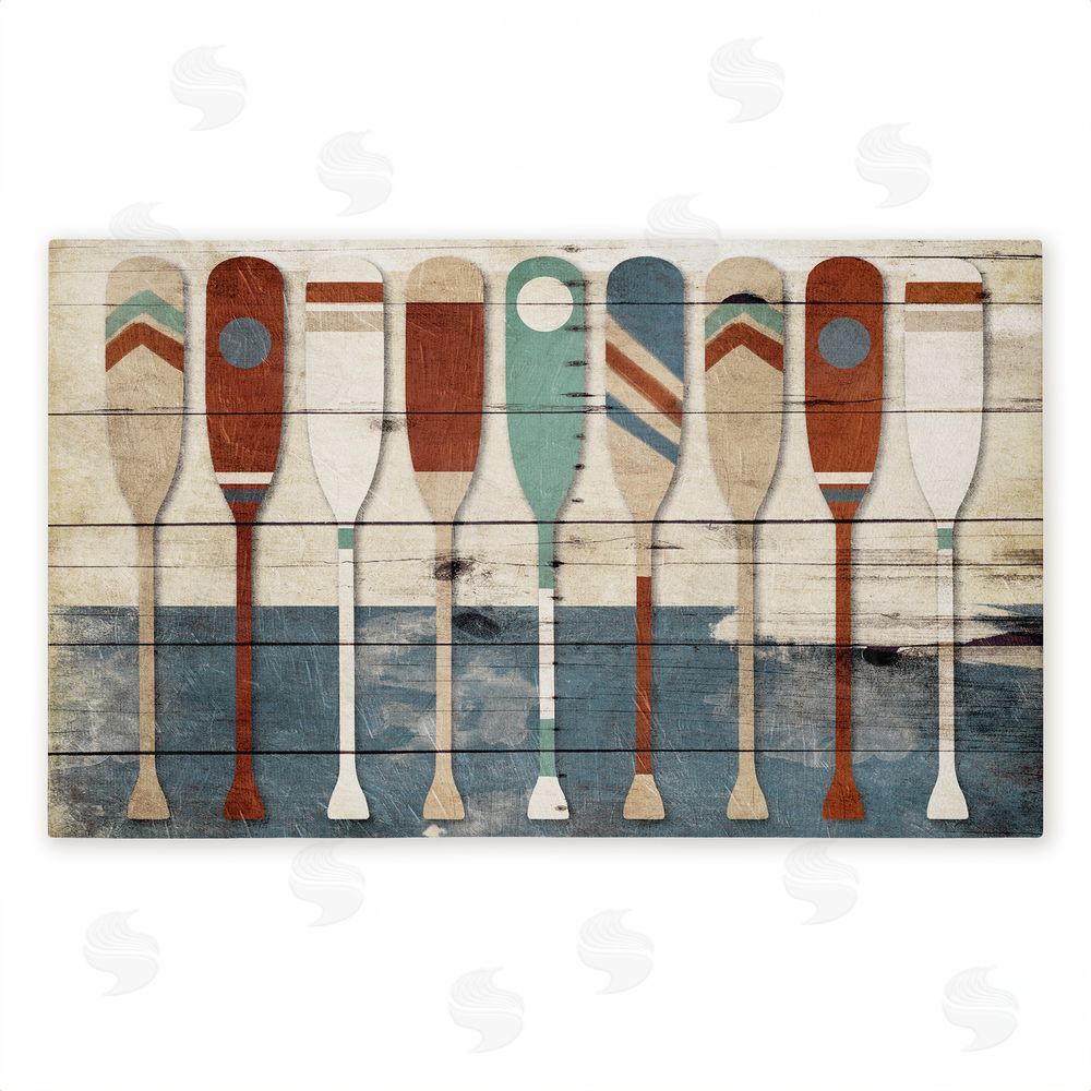 Milli Villa Various Rustic Oars Patterns Unwoven Outdoor Door Mat