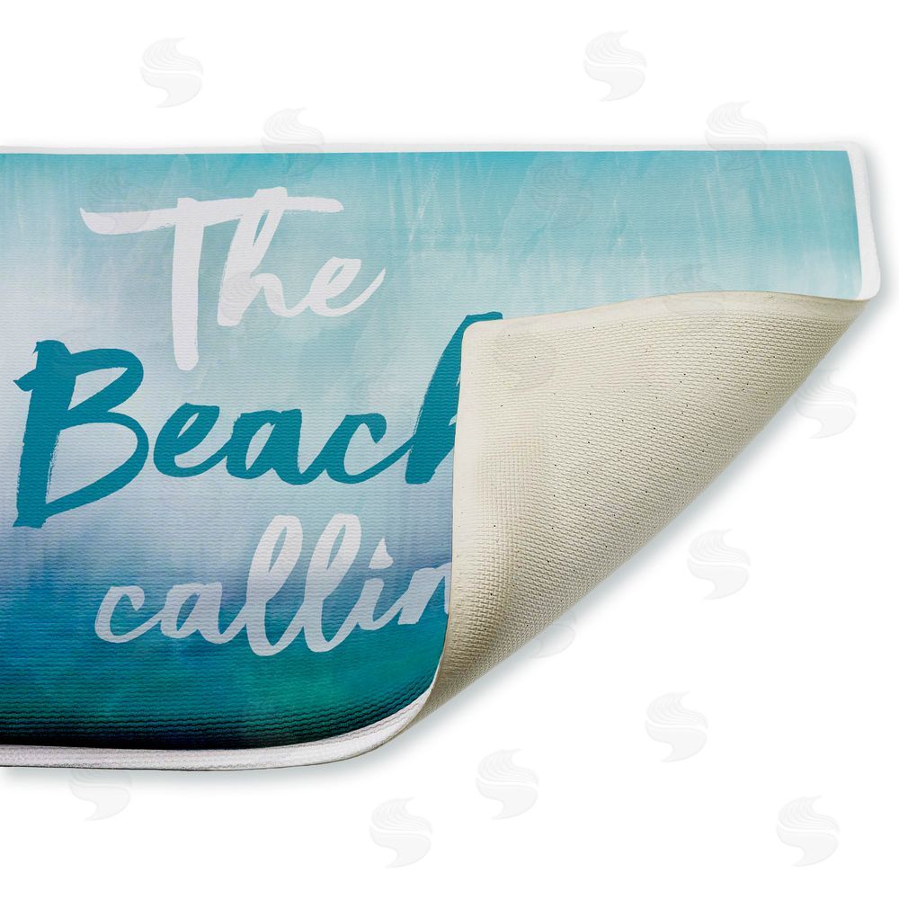 Lula Bijoux & co. Beach Is Calling Gradient Plush Bathroom Floor Mat