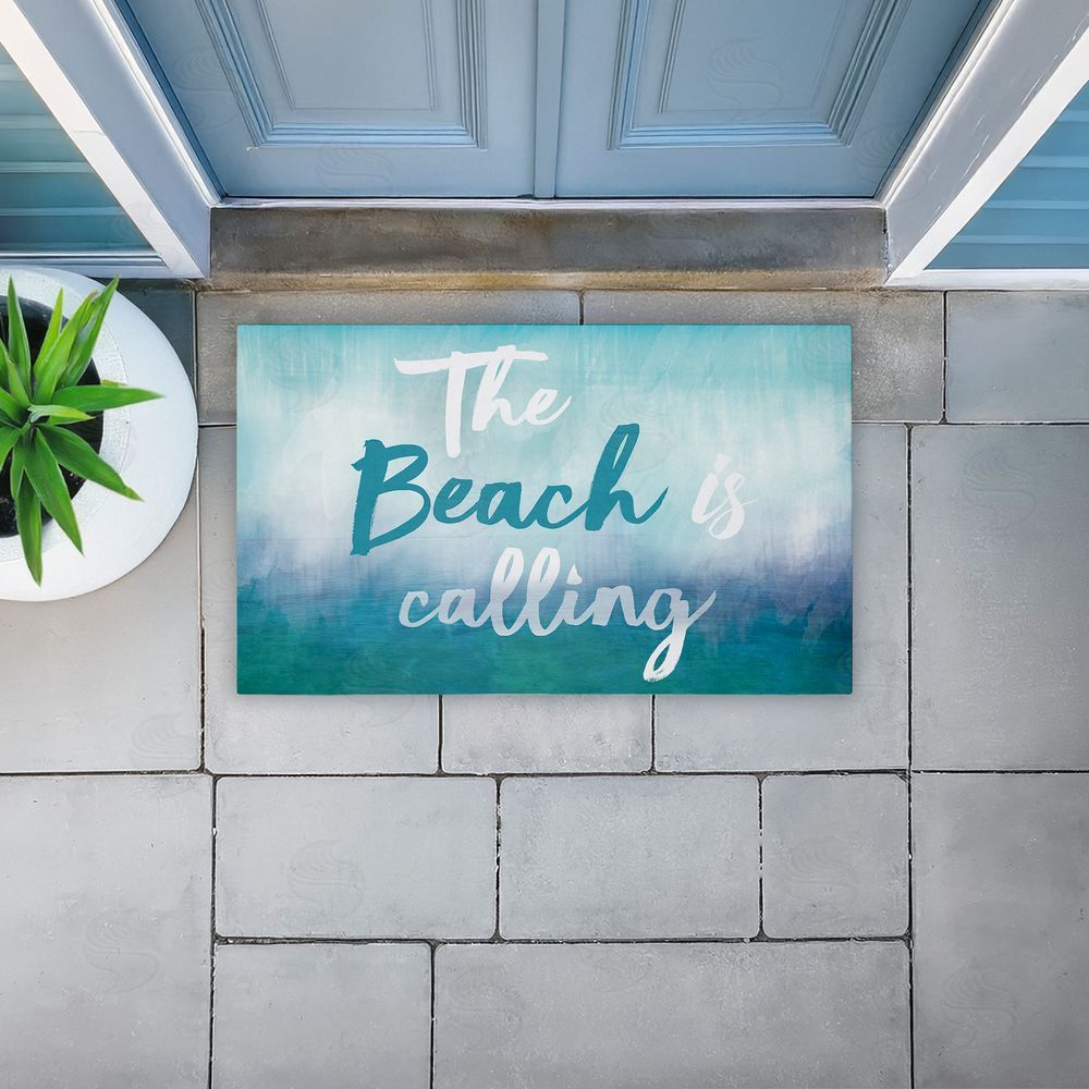 Lula Bijoux & co. Beach Is Calling Gradient Unwoven Outdoor Door Mat